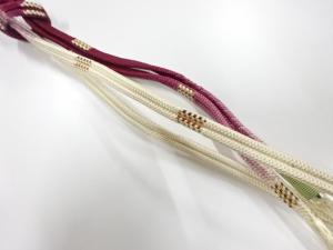 未使用品　正絹　手組帯締め